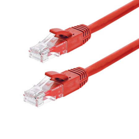 Patch cord Gigabit UTP cat6, LSZH, 1.0m, rosu - ASYTECH Networking TSY-PC-UTP6-1M-R TSY Cable - 1